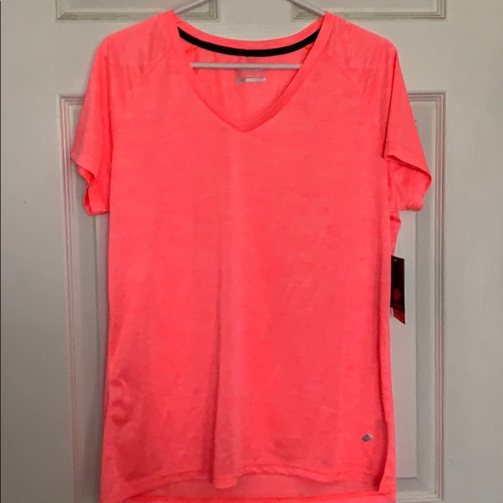 Pink active top